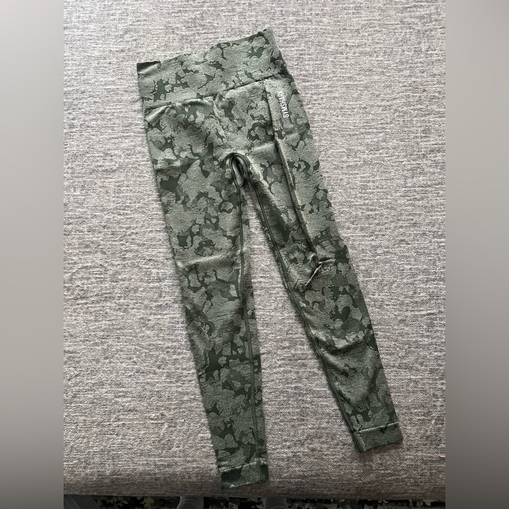 Gymshark Adapt Olive Camouflage Leggings